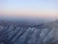 Kyeryongsan mountain landscape in Korea