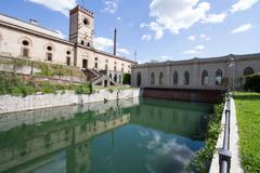 Centrale di Crespi d'Adda, lato prese