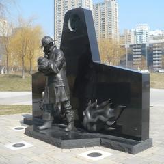 Firefighters' memorial in Toronto