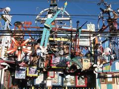 Hamtramck Disneyland art installation featuring colorful and eclectic artwork