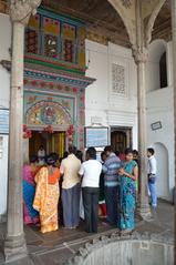 Devotees performing Puja at Hanseswari Mandir in Bansberia Royal Estate, Hooghly