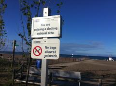 Hanlan's Point Beach in Toronto on a clear day