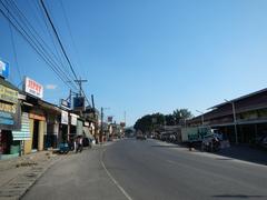 Castillejos, Zambales townscape with commercial establishments