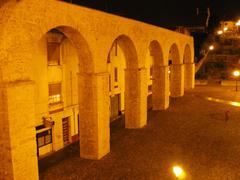 Ancient aqueduct remains in Oviedo