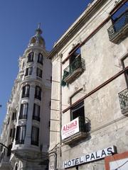 View of Carbonell and Palas buildings in Alicante