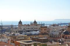 view towards Casa Carbonell from Ereta Park in Alicante