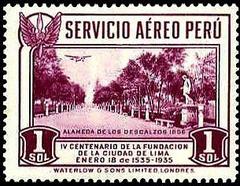 1935 Peruvian stamp