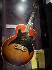 Johnny Cash's Custom 1959 Gibson J-200 guitar at the Country Music Hall of Fame and Museum