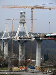 view of Fribourg, Switzerland with traditional buildings and a bridge over the Sarine River