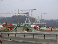 A scenic view of Fribourg, Switzerland with historical buildings and a river