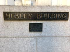 Signage at Healey Building in Atlanta, GA