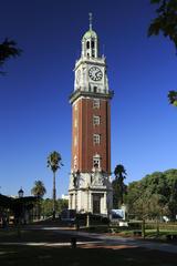 Torre Monumental with entrance and Argentinian coat of arms