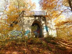 Wolfshügelturm in Dresdner Heide before demolition