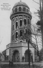 Torre de vigilancia en la colina del lobo en Dresde