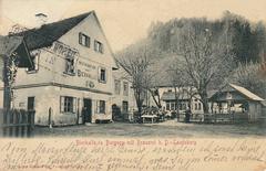 Bierhalle Deutschlandsberg mit Brauerei ca 1903