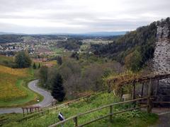 View from Deutschlandsberg Castle towards Leibenfeld and Laßnitz Valley