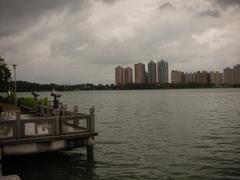 Nine-cornered Bridge at Chengqing Lake