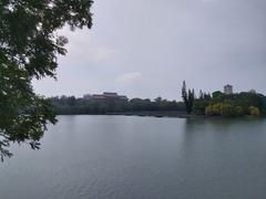 Chengcing Lake scenic area on a clear day