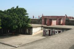 Barracks and gate at Fort Qihou, Kaohsiung