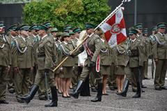 celebration of Border Guard Day at Park Wolności in the Museum of the Warsaw Uprising with officials in attendance