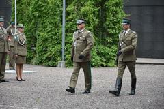 Ceremonial celebration of Border Guard Day at Park Wolności, Museum of the Warsaw Uprising