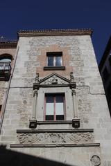 House in Madrid with traditional architecture and balconies