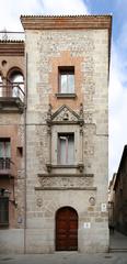 Rear view of Casa de Cisneros on Calle del Sacramento in Madrid