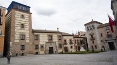 Plaza de la Villa showing La Torre y la Casa de los Lujanes in Madrid