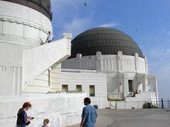 historic Griffith Observatory in Los Angeles at sunset