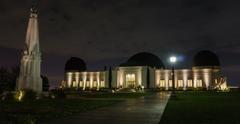 Griffith Observatory at night