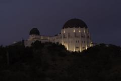 Griffith Observatory at dusk