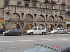 Remains of Roman aqueduct Caños de Carmona in Seville