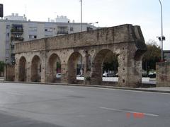 Remains of the Roman aqueduct known as 'Caños de Carmona' in Seville