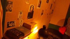 reconstructed room of Anne Frank