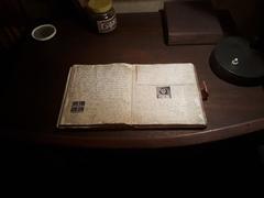 Replica of Anne Frank's diary at the Anne Frank Center in Argentina