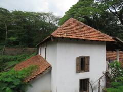 beautiful view of Hill Palace, Tripunithura with lush greenery