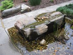 rock bridge at Himeji Gardens in Adelaide, South Australia