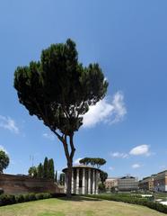 Ancient temples in Piazza Bocca della Verità, Rome