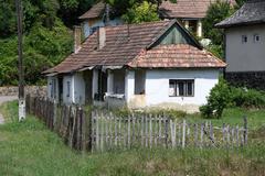 Traditional dwelling-house in Kishartyán, Hungary