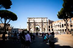 landscape of Rome with St. Peter's Basilica