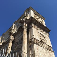 East side of the Arch of Constantine in Rome