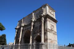 Arch of Constantine in Ancient Rome Historic Center