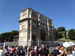 Arco de Constantino in Rome Italy