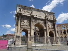 Arco de Constantino in Rome, Italy