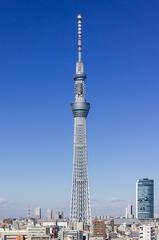 A better view of the Tokyo Sky Tree in Tokyo, Japan