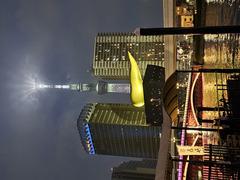 Tokyo Skytree in changing illuminations at night