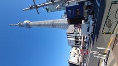 Tokyo Skytree towering over the city