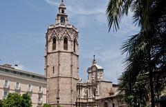 Micalet tower view from Plaza de la Reina