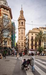 Església de Santa Caterina at Plaça de la Reina and Plaça de Santa Catalina in Ciutat Vella, Valencia, Spain in January 2024