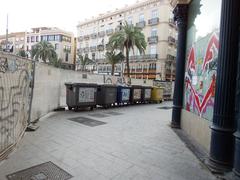 Plaza de la Reina under construction June 2002